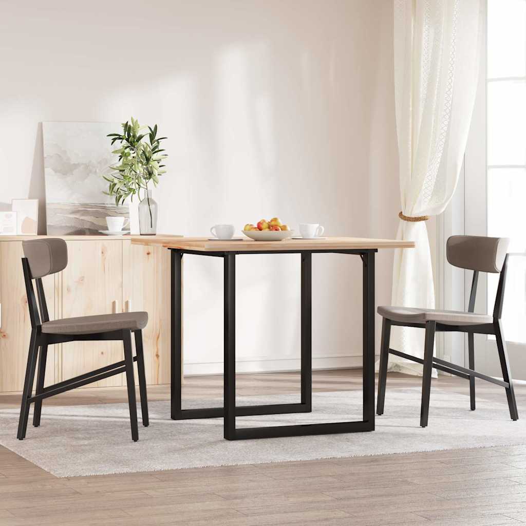 Pieds de table à manger cadre en O 60x60x73 cm acier - XIOS