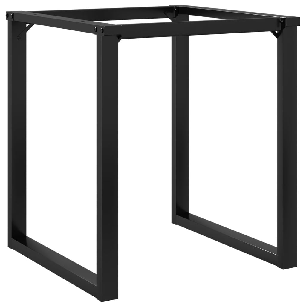Pieds de table à manger cadre en O 70x70x73 cm acier - XIOS