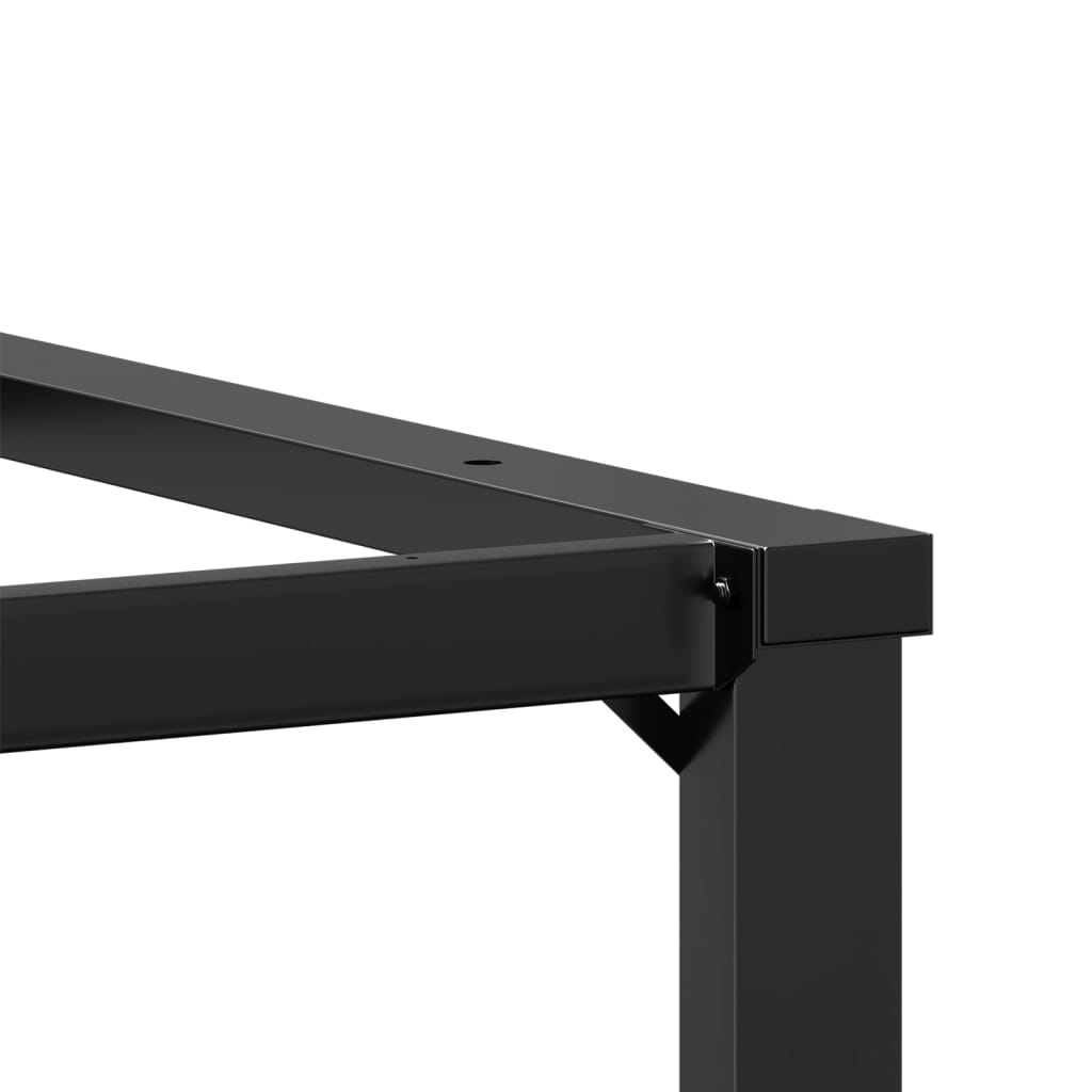 Pieds de table à manger cadre en O 70x70x73 cm acier - XIOS