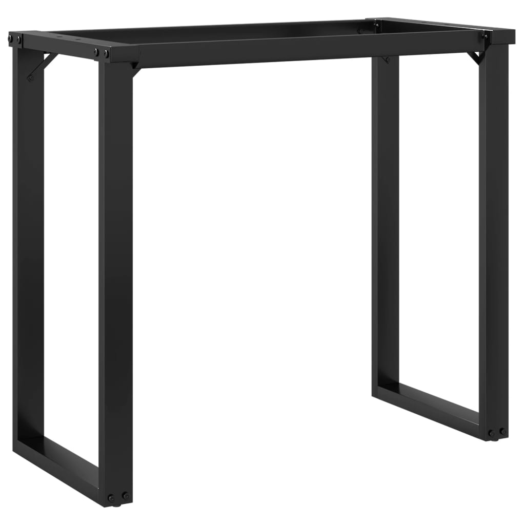 Pieds de table à manger cadre en O 80x40x73 cm acier - XIOS