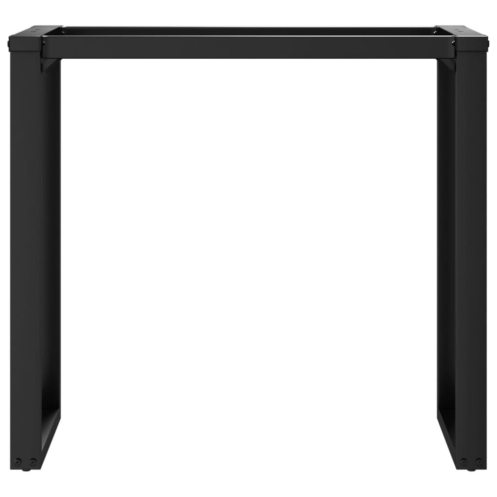 Pieds de table à manger cadre en O 80x40x73 cm acier - XIOS