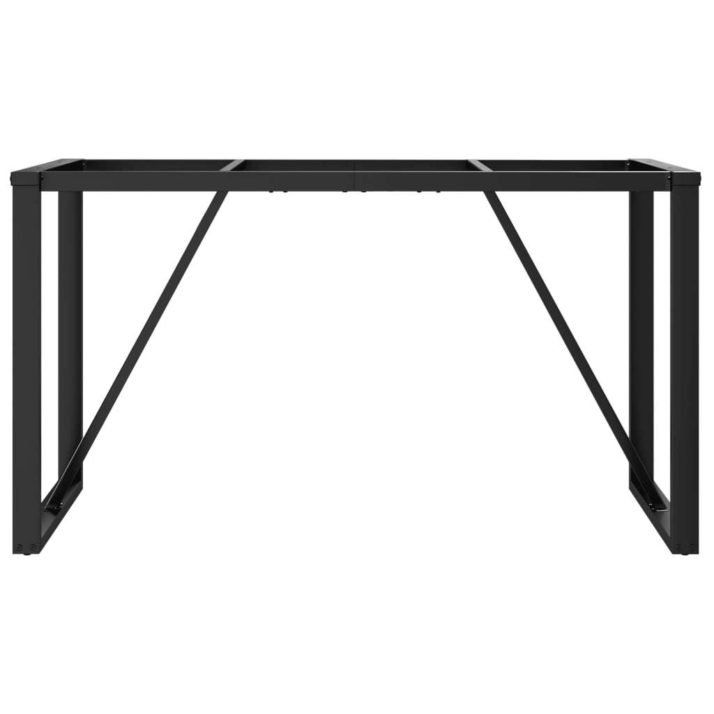 Pieds de table à manger cadre en O 140x60x73 cm acier - XIOS