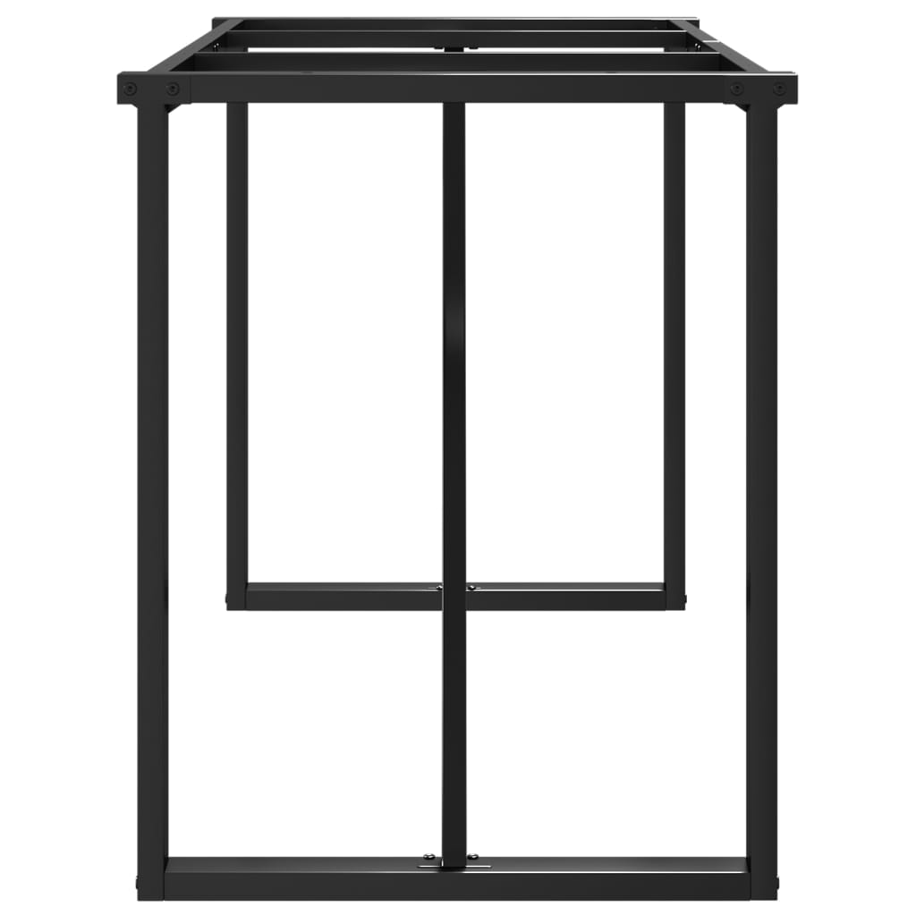 Pieds de table à manger cadre en O 140x60x73 cm acier - XIOS