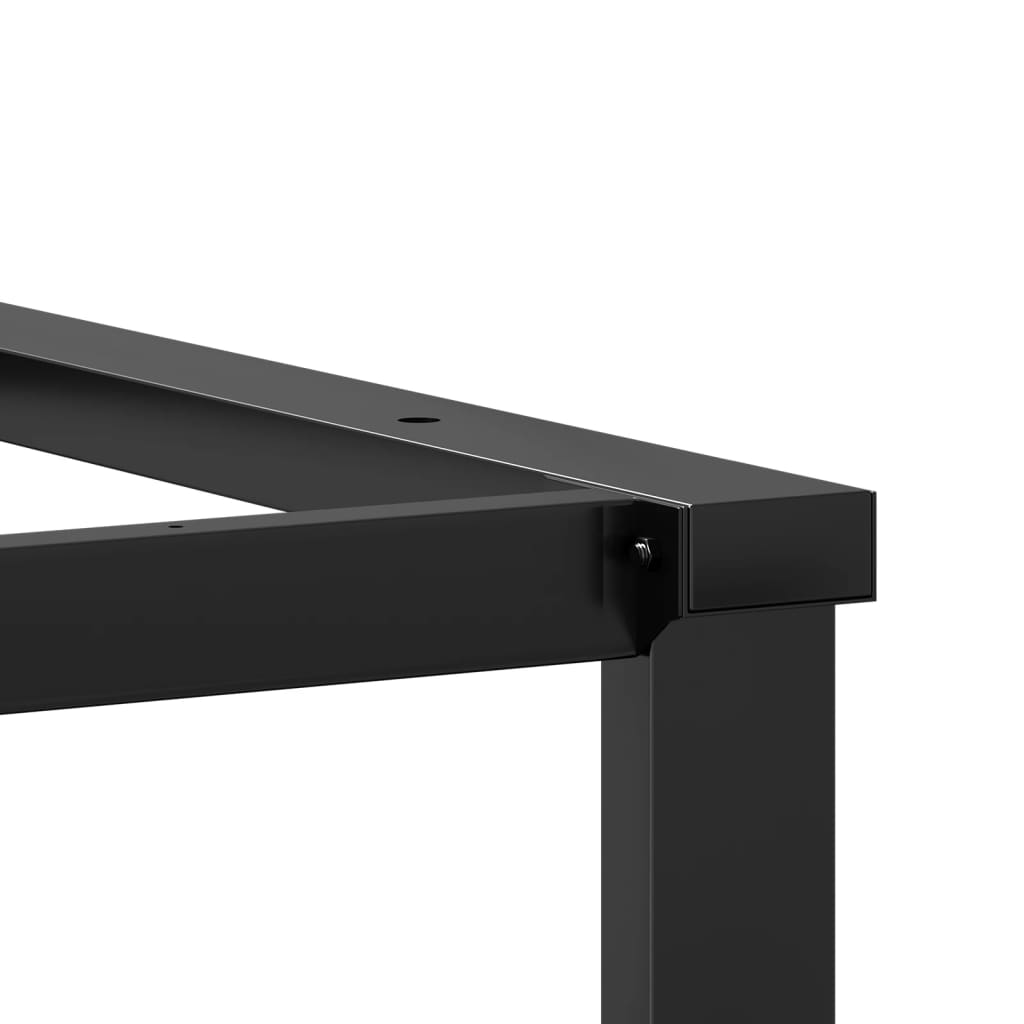 Pieds de table à manger cadre en O 140x60x73 cm acier - XIOS