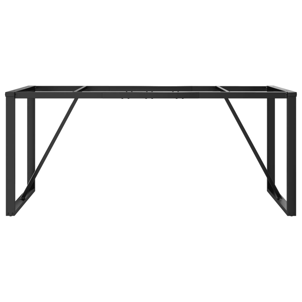 Pieds de table à manger cadre en O 180x80x73 cm acier - XIOS