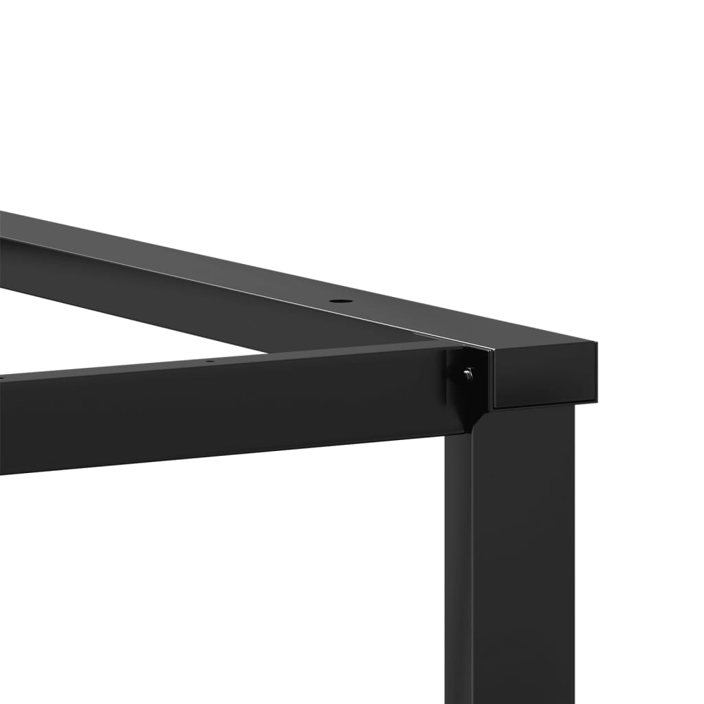 Pieds de table à manger cadre en O 180x80x73 cm acier - XIOS