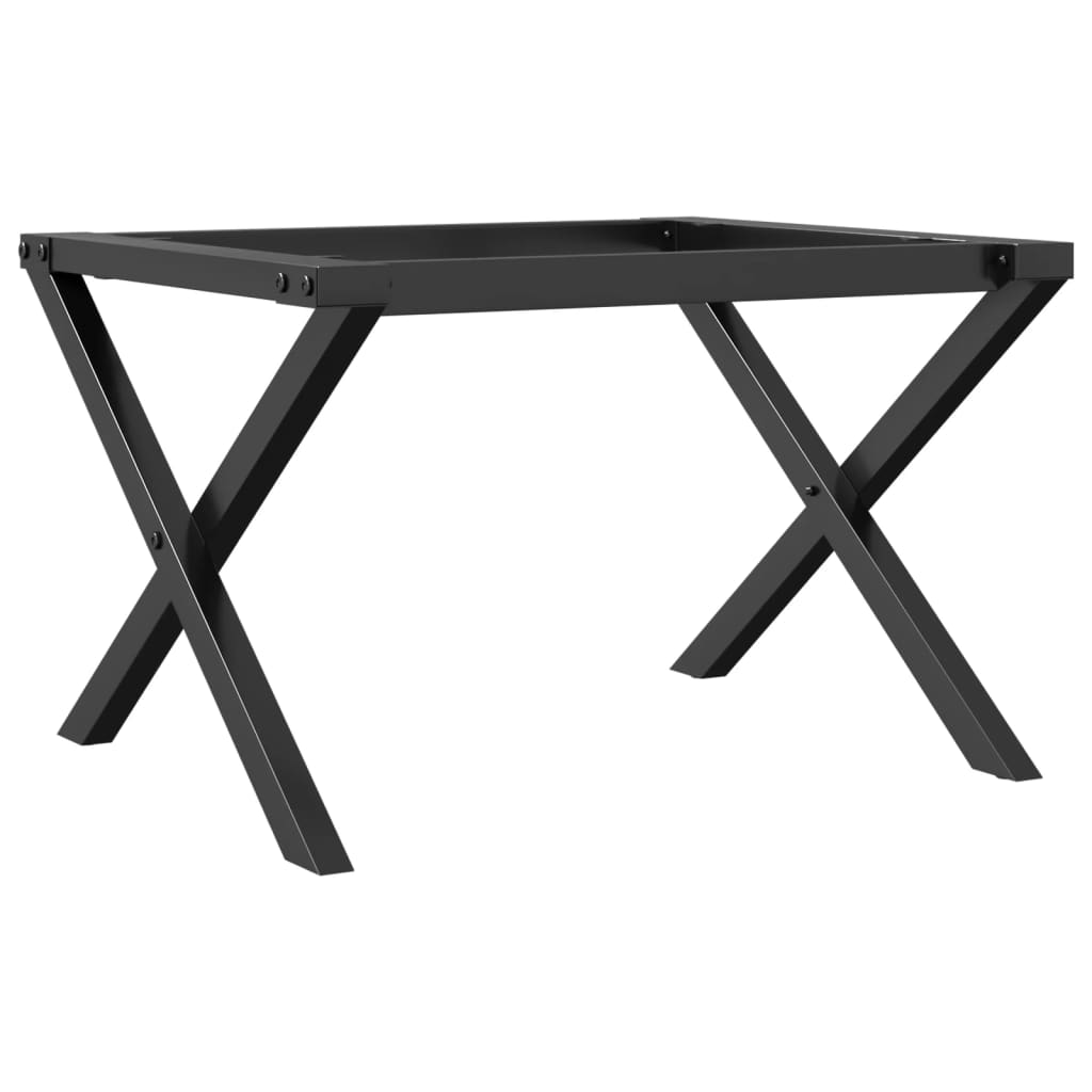 Pieds de table basse cadre en X 60x40x38 cm acier - XIOS