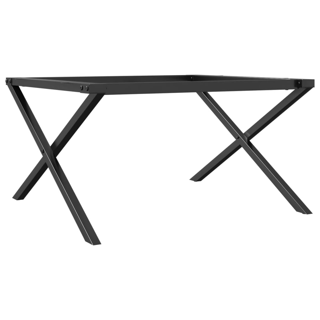 Pieds de table basse cadre en X 70x60x43 cm acier - XIOS