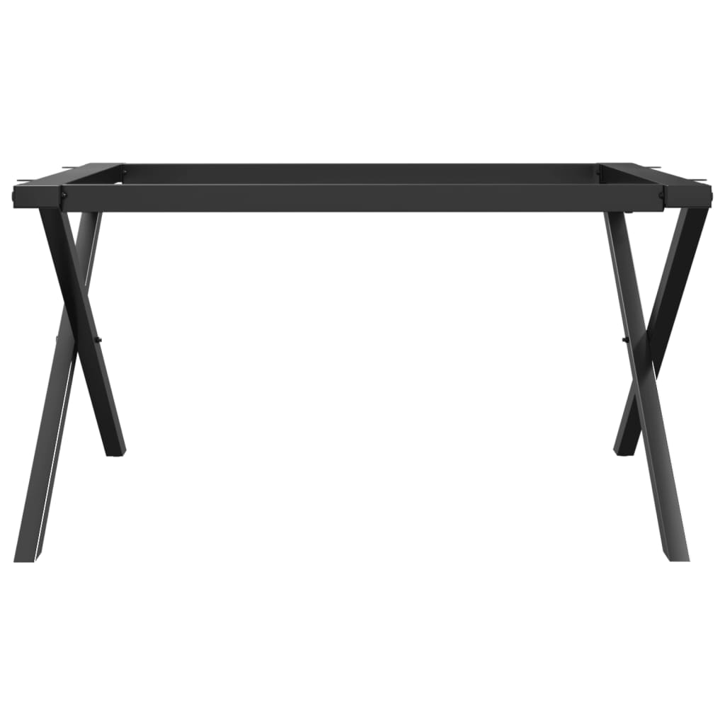 Pieds de table basse cadre en X 70x60x43 cm acier - XIOS