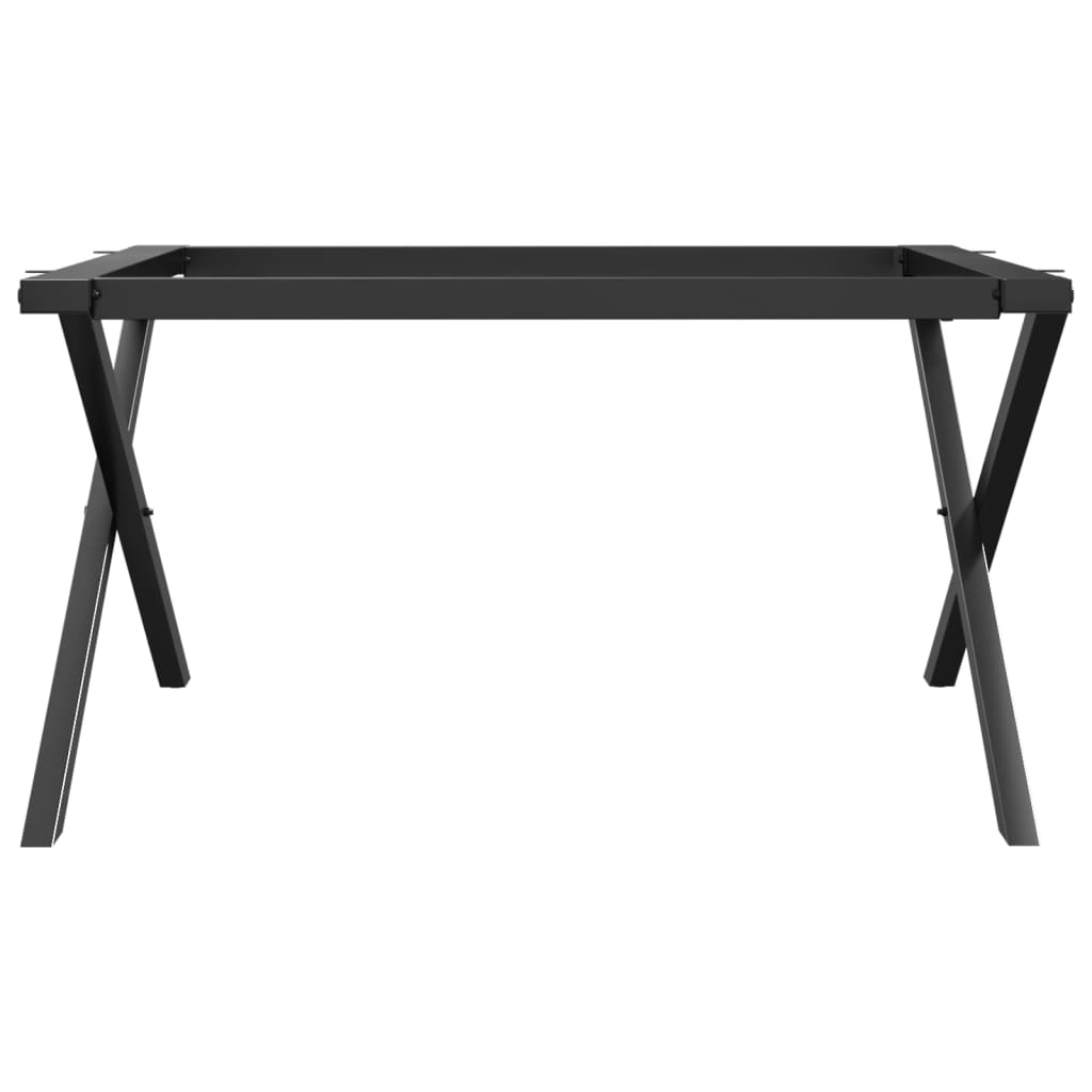 Pieds de table basse cadre en X 80x70x43 cm acier - XIOS