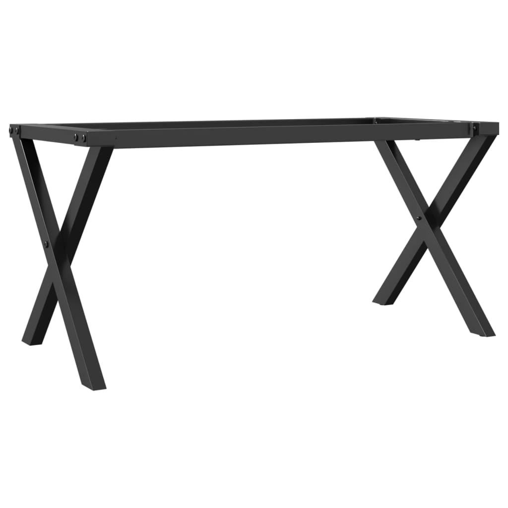 Pieds de table basse cadre en X 90x30x43 cm fonte - XIOS