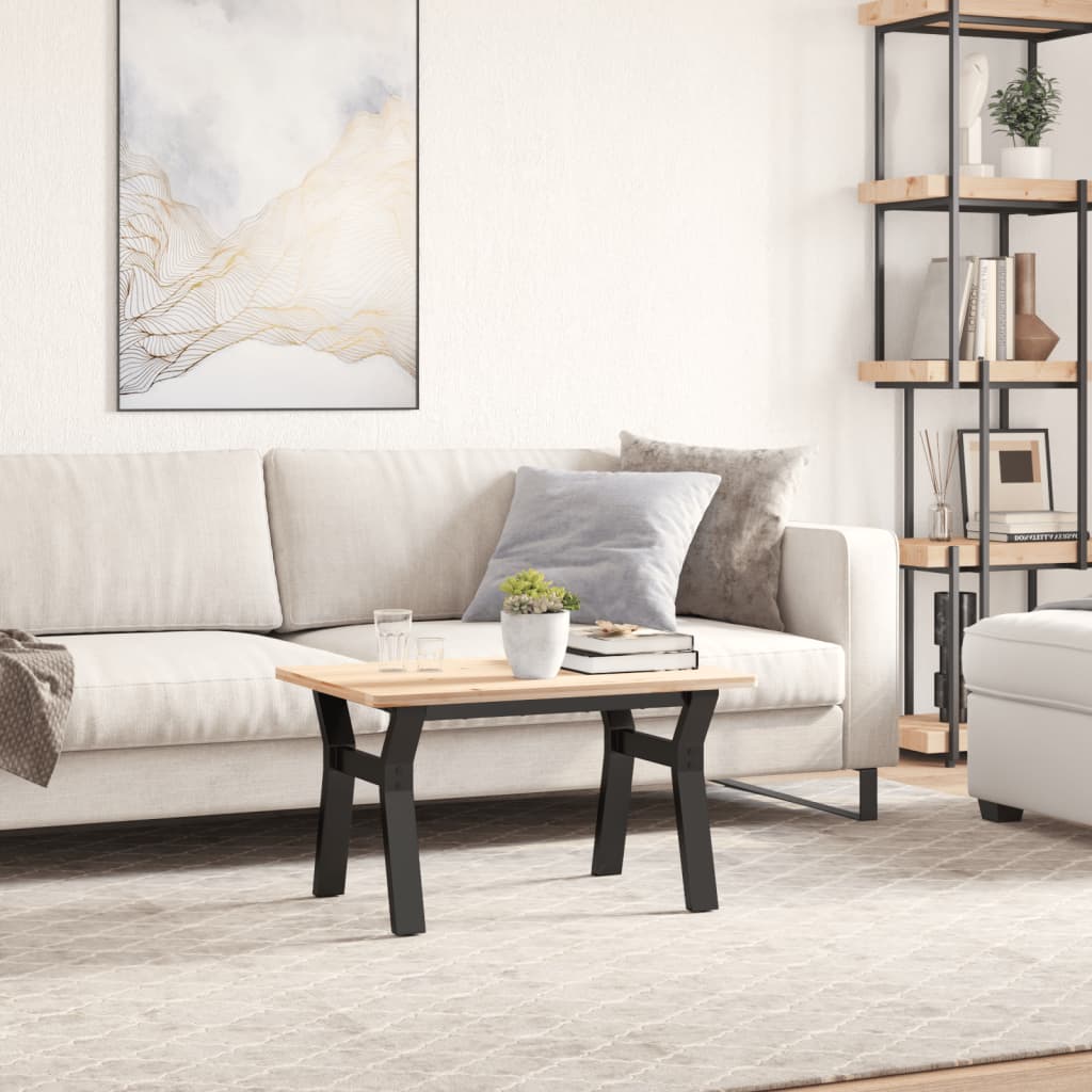 Pieds de table basse cadre en Y 60x40x38 cm acier - XIOS