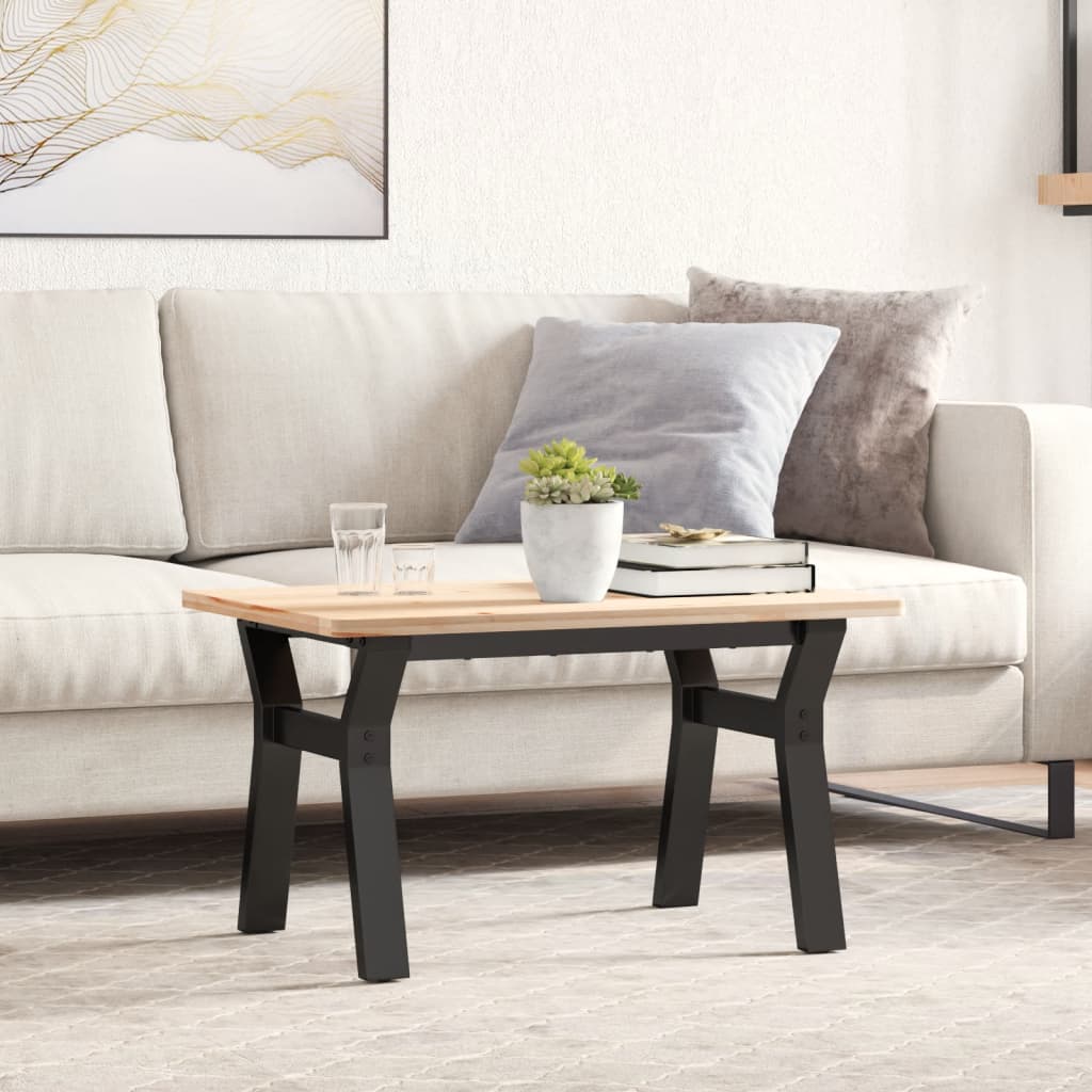 Pieds de table basse cadre en Y 60x40x38 cm acier - XIOS
