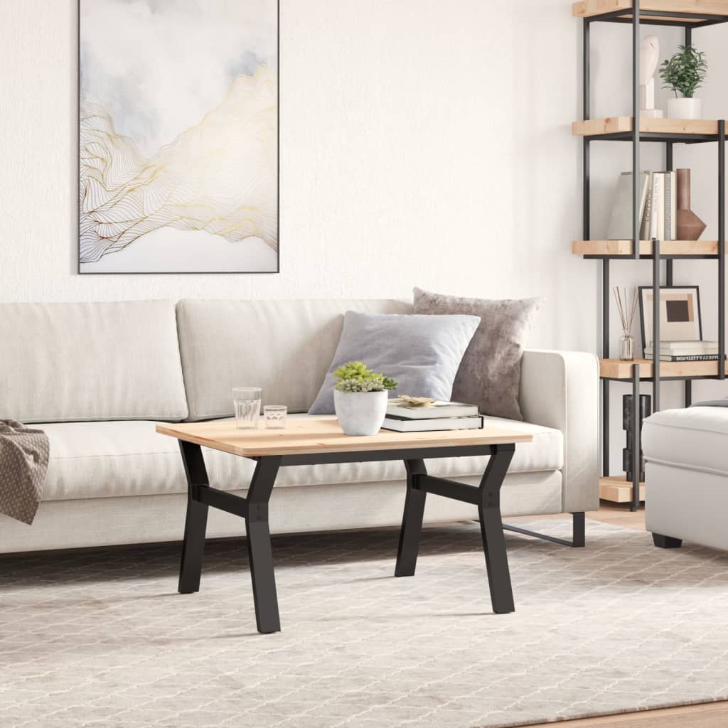 Pieds de table basse cadre en Y 70x60x43 cm acier - XIOS