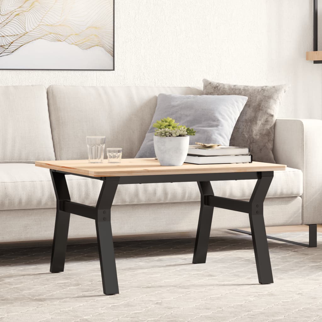 Pieds de table basse cadre en Y 70x60x43 cm acier - XIOS
