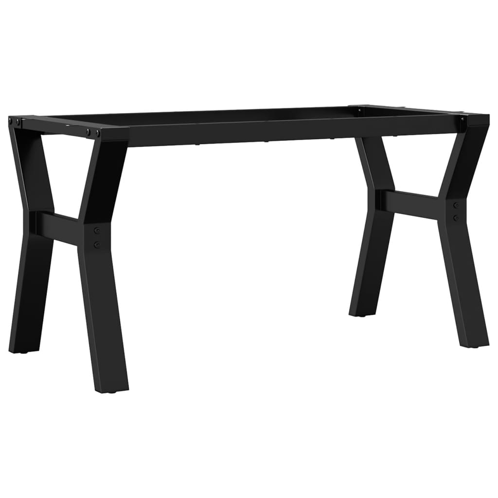 Pieds de table basse cadre en Y 80x40x43 cm acier - XIOS