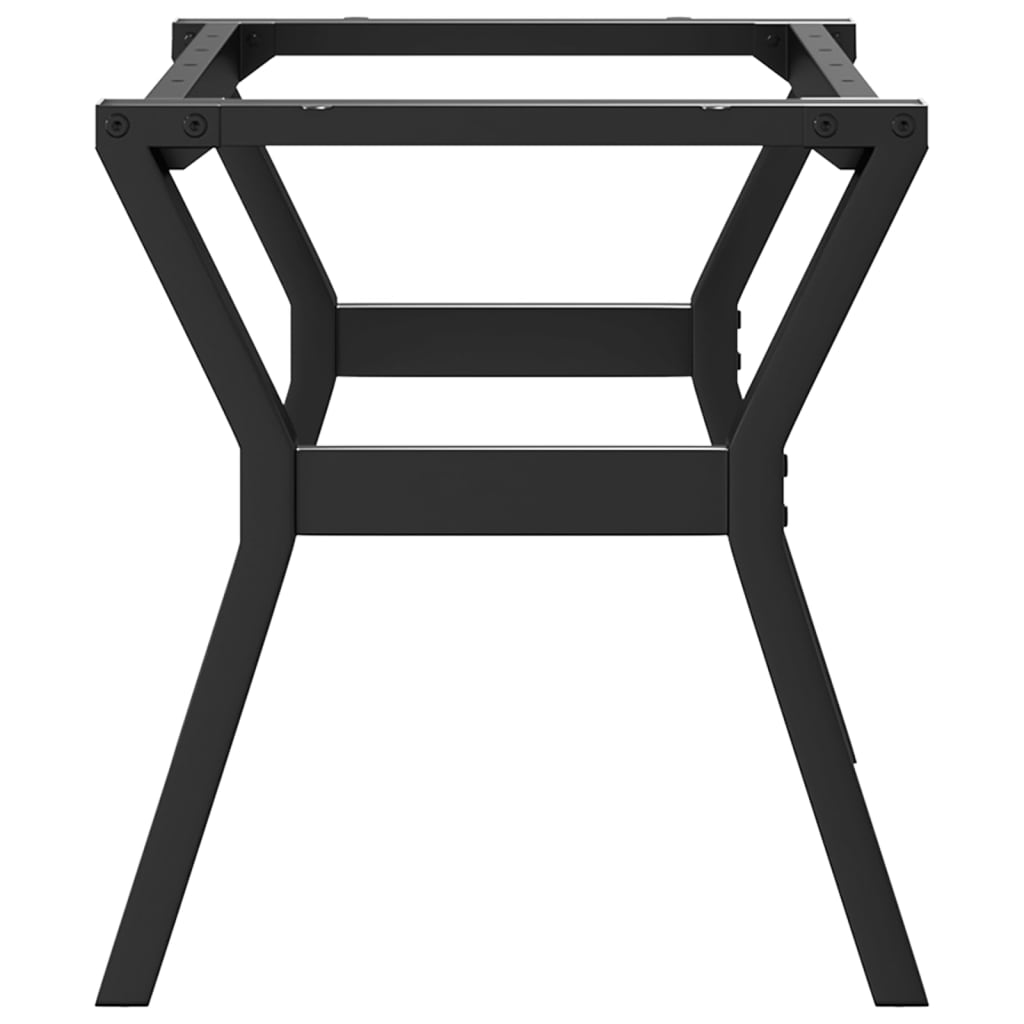 Pieds de table basse cadre en Y 80x40x43 cm acier - XIOS