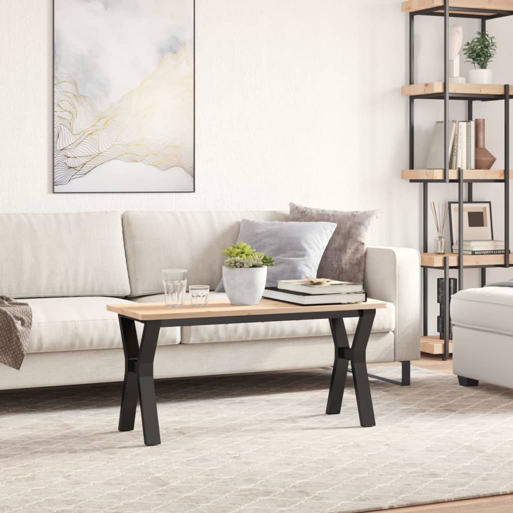 Pieds de table basse cadre en Y 90x30x43 cm acier - XIOS