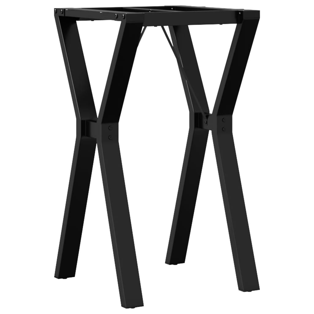 Pieds de table à manger cadre en Y 40x40x73 cm acier - XIOS