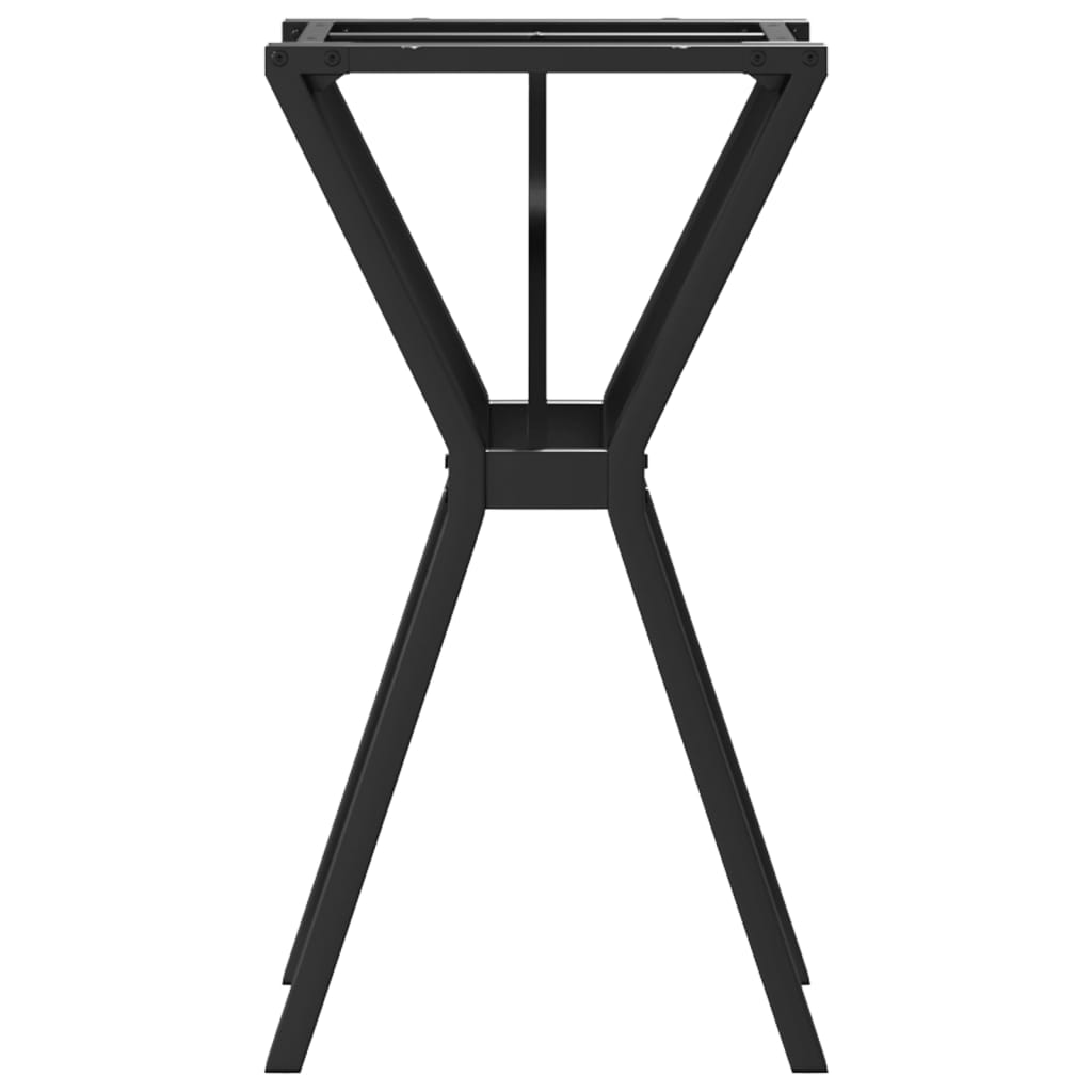 Pieds de table à manger cadre en Y 40x40x73 cm acier - XIOS