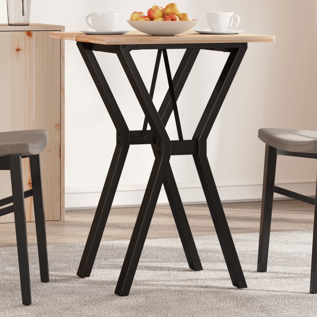 Pieds de table à manger cadre en Y 40x40x73 cm acier - XIOS