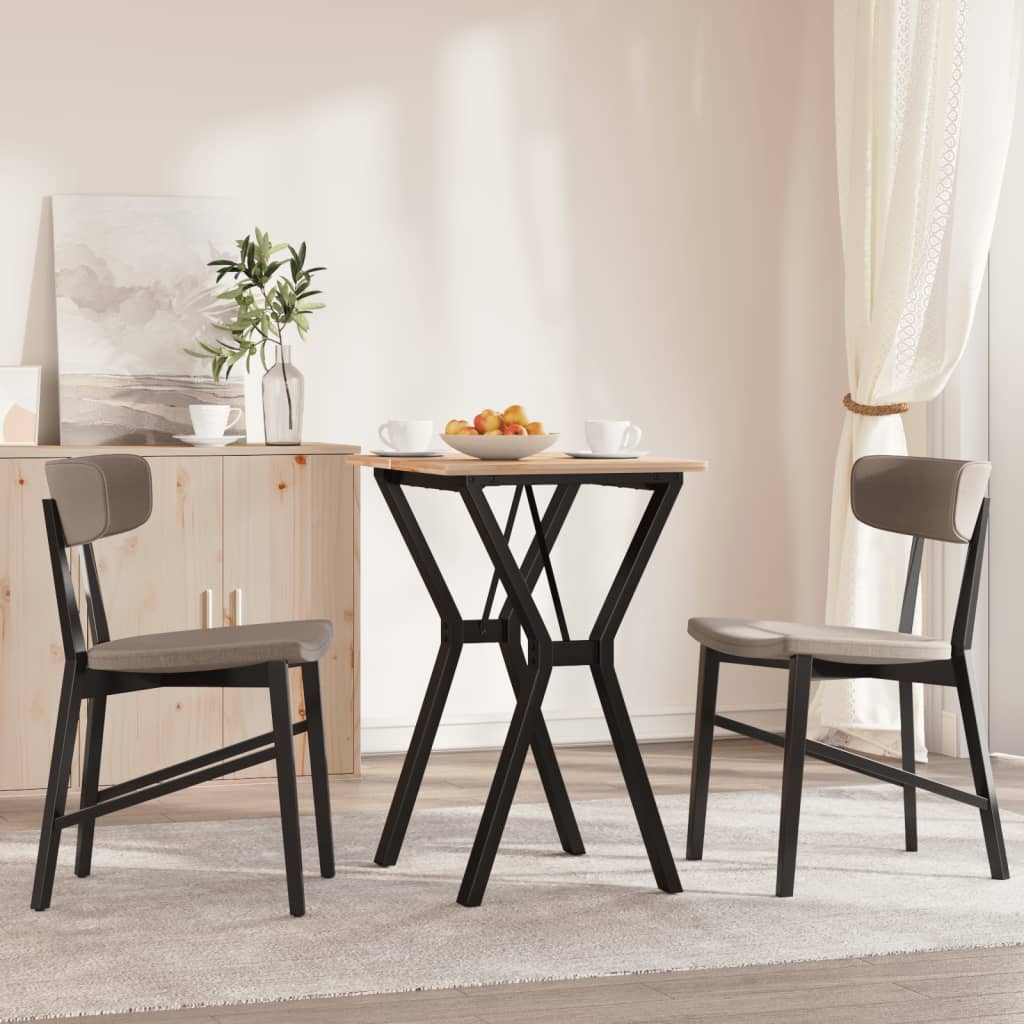 Pieds de table à manger cadre en Y 50x40x73 cm acier - XIOS