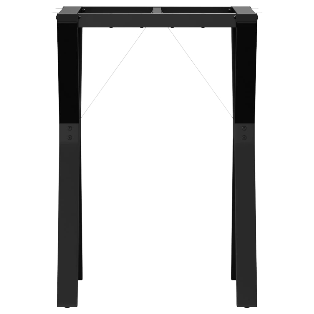 Pieds de table à manger cadre en Y 50x40x73 cm acier - XIOS
