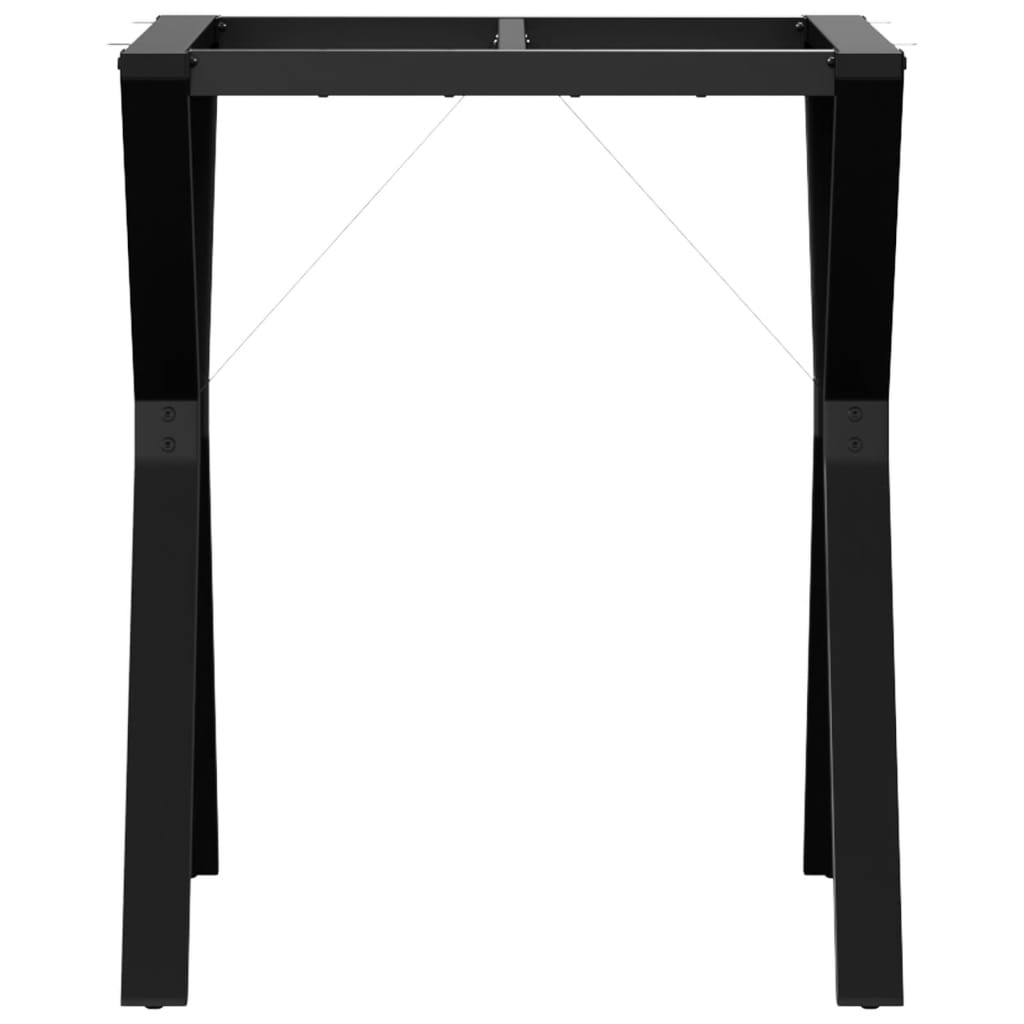 Pieds de table à manger cadre en Y 60x60x73 cm acier - XIOS