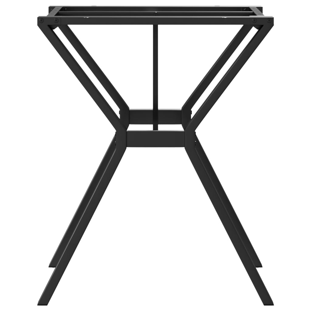 Pieds de table à manger cadre en Y 60x60x73 cm acier - XIOS