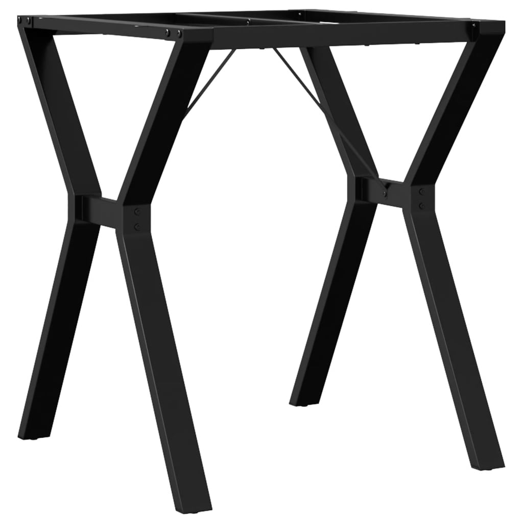 Pieds de table à manger cadre en Y 60x60x73 cm acier - XIOS