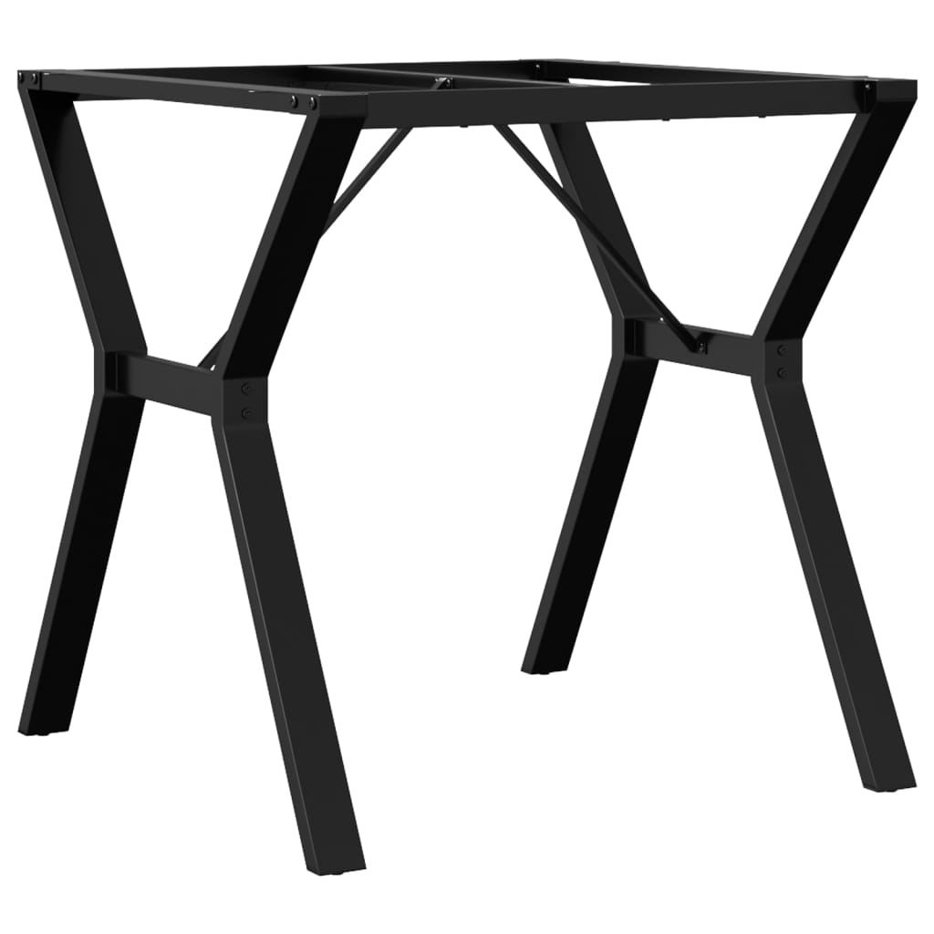 Pieds de table à manger cadre en Y 70x70x73 cm acier - XIOS