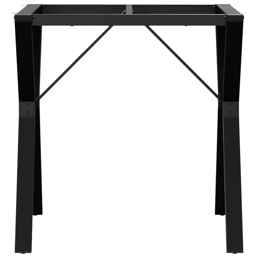 Pieds de table à manger cadre en Y 70x70x73 cm acier - XIOS