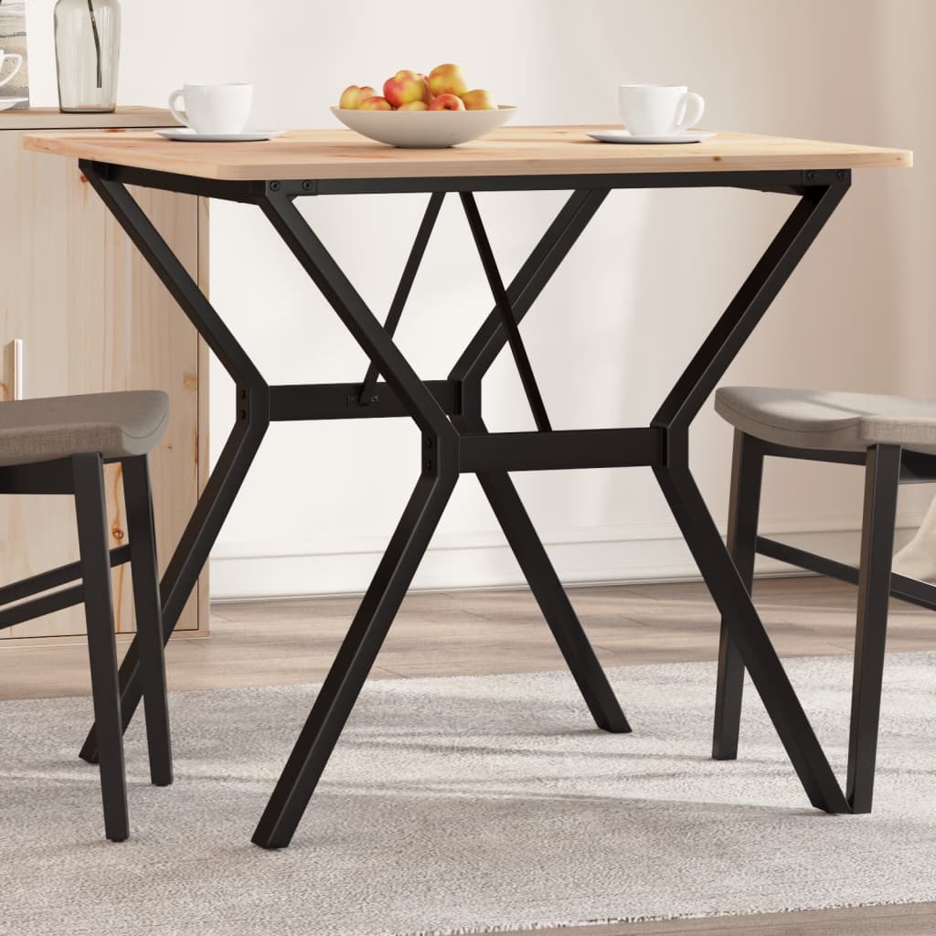 Pieds de table à manger cadre en Y 70x70x73 cm acier - XIOS