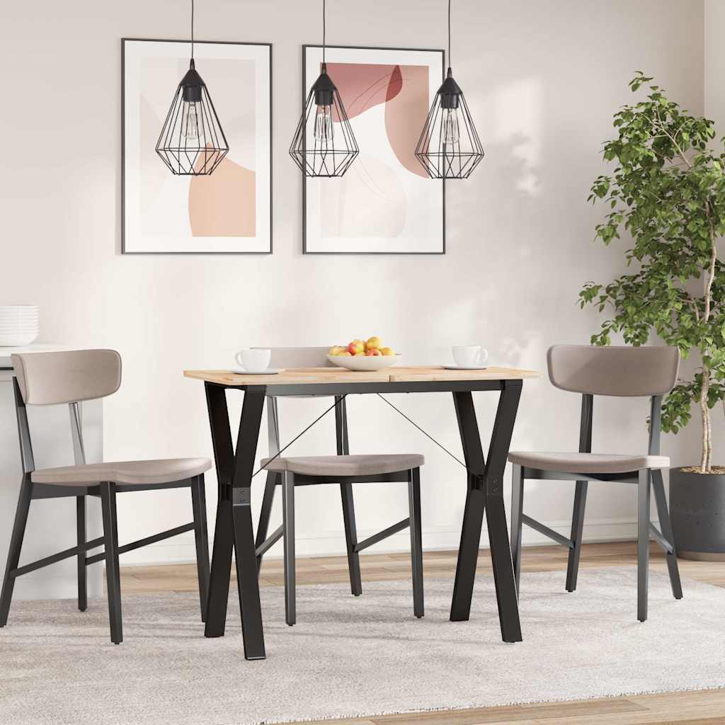 Pieds de table à manger cadre en Y 80x40x73 cm acier - XIOS
