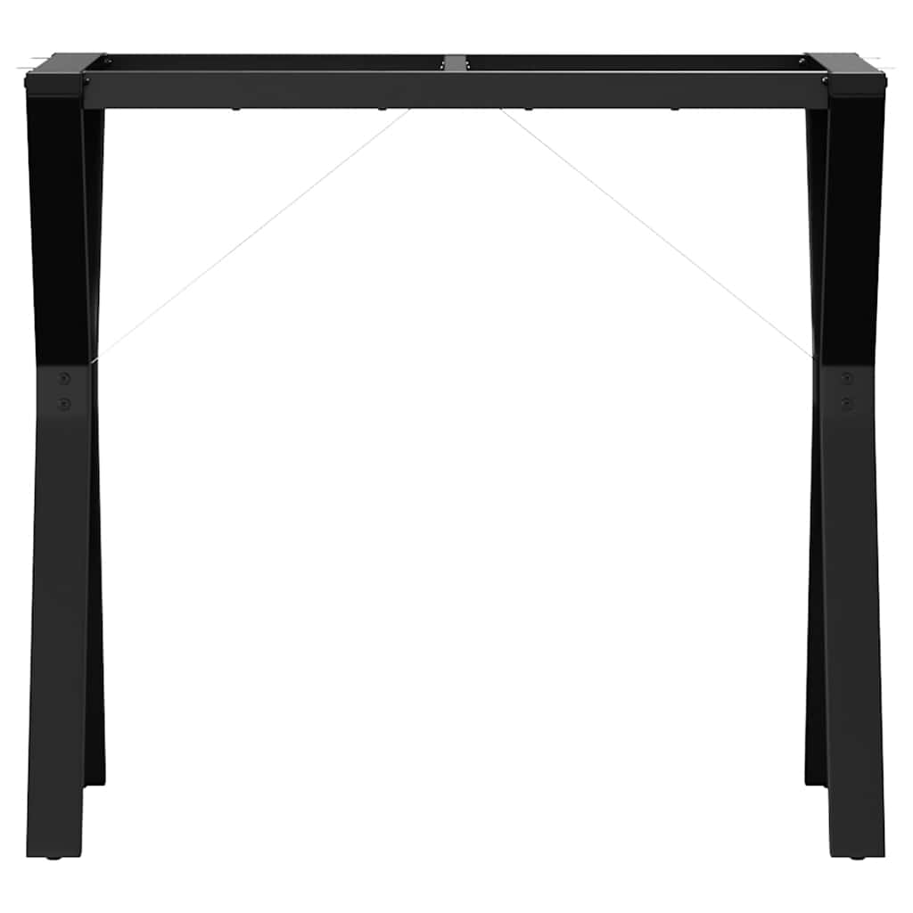 Pieds de table à manger cadre en Y 80x40x73 cm acier - XIOS