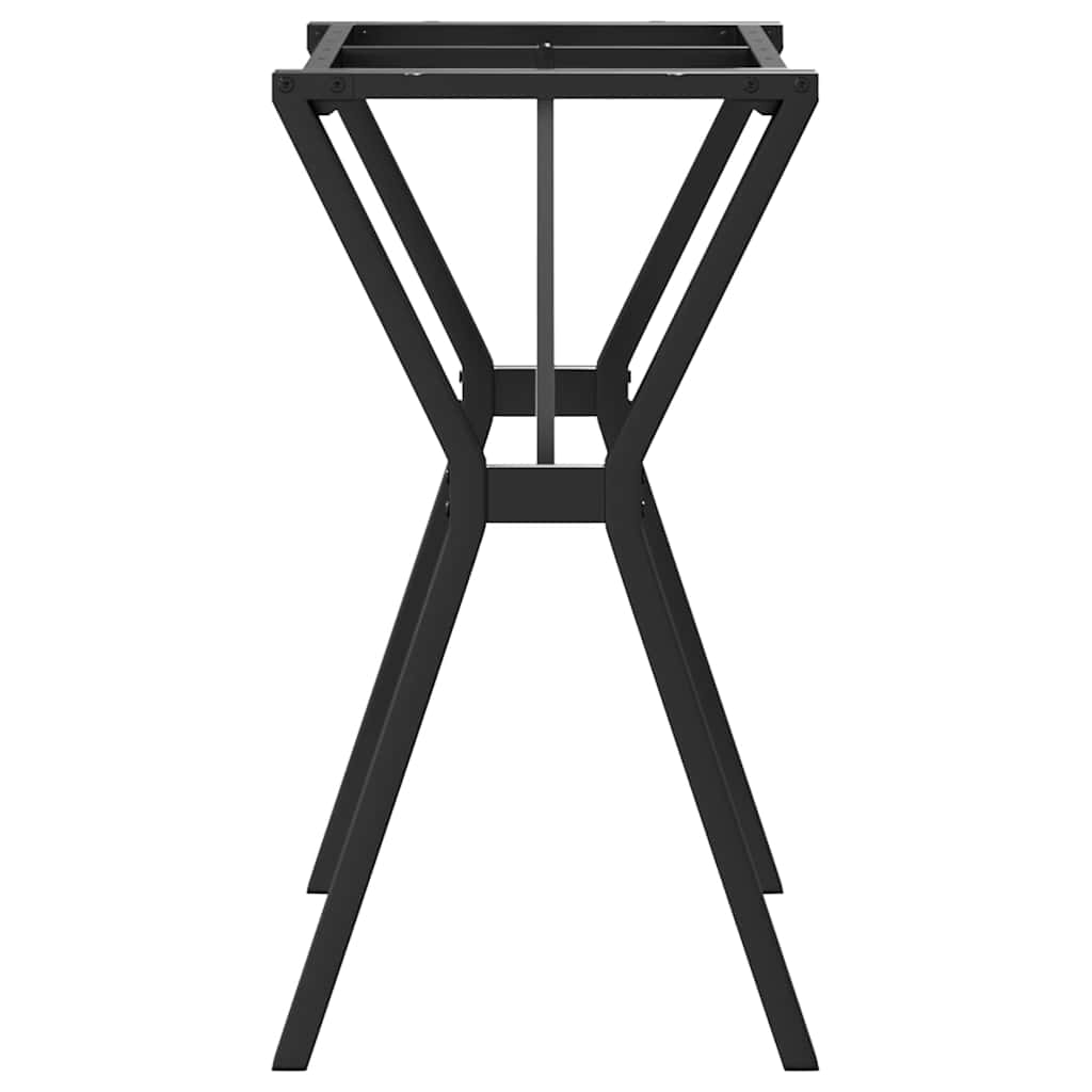 Pieds de table à manger cadre en Y 80x40x73 cm acier - XIOS