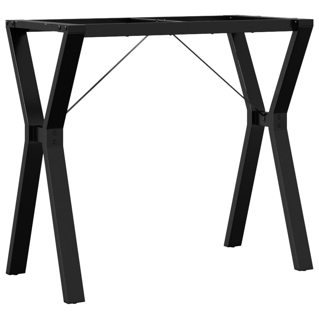 Pieds de table à manger cadre en Y 80x40x73 cm acier - XIOS