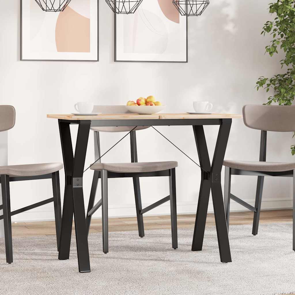 Pieds de table à manger cadre en Y 80x40x73 cm acier - XIOS