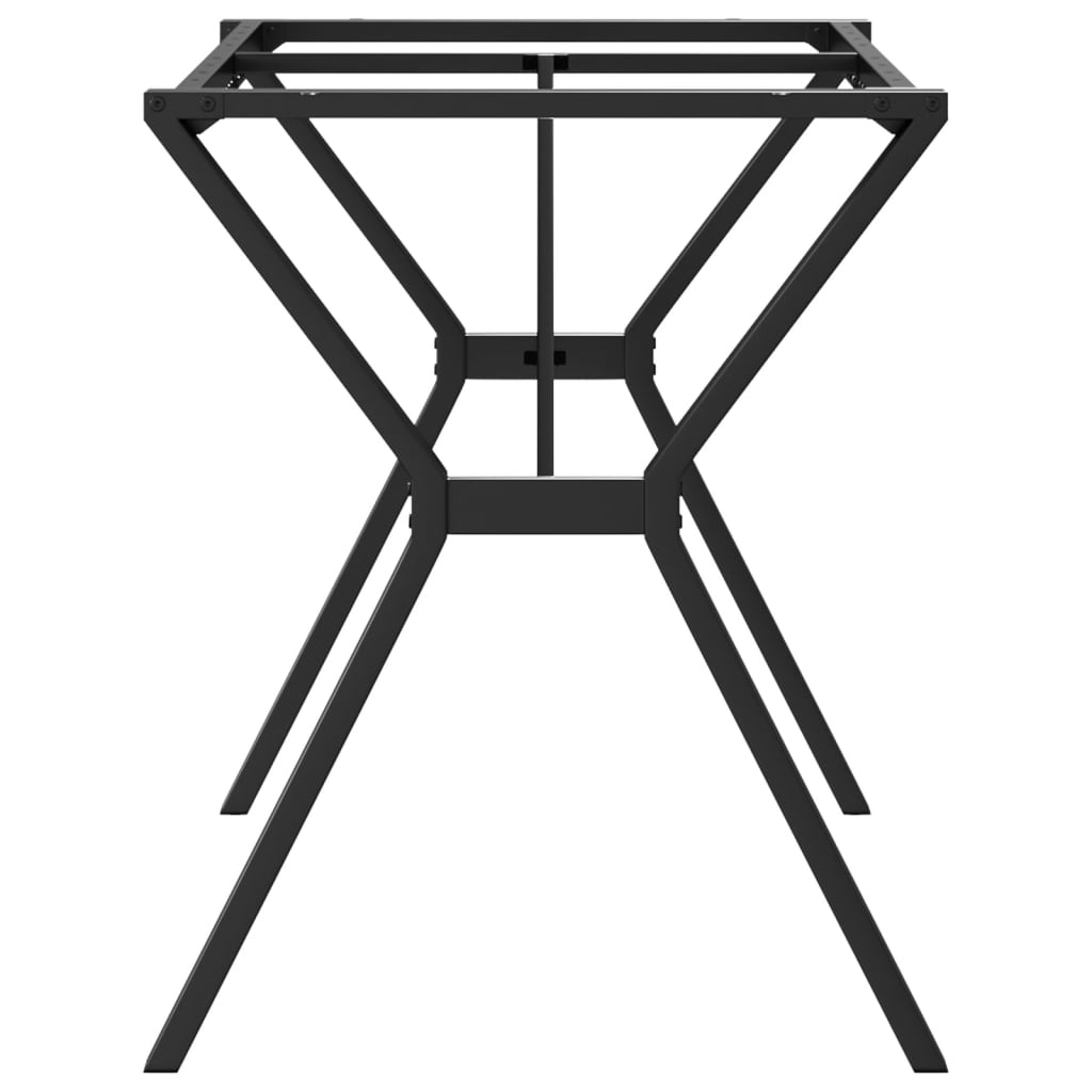 Pieds de table à manger cadre en Y 120x60x73 cm acier - XIOS