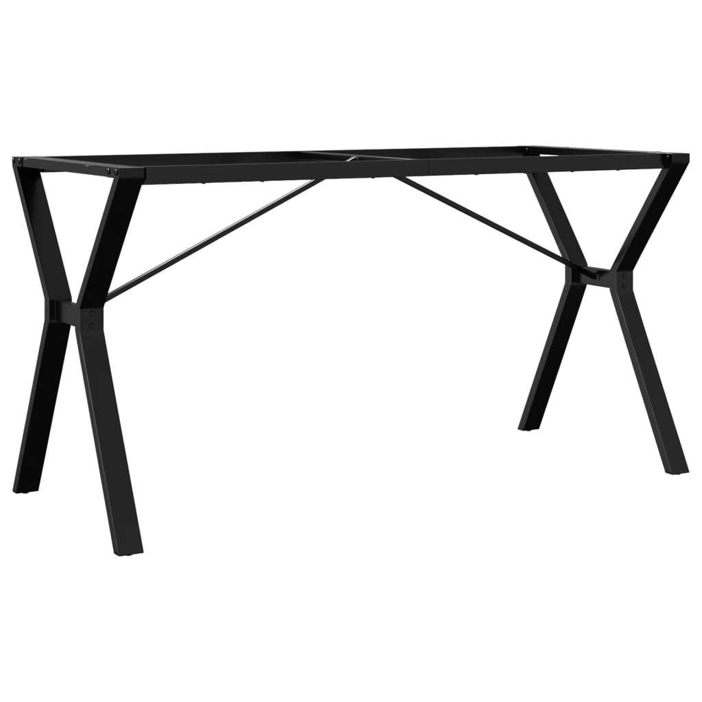 Pieds de table à manger cadre en Y 140x60x73 cm acier - XIOS
