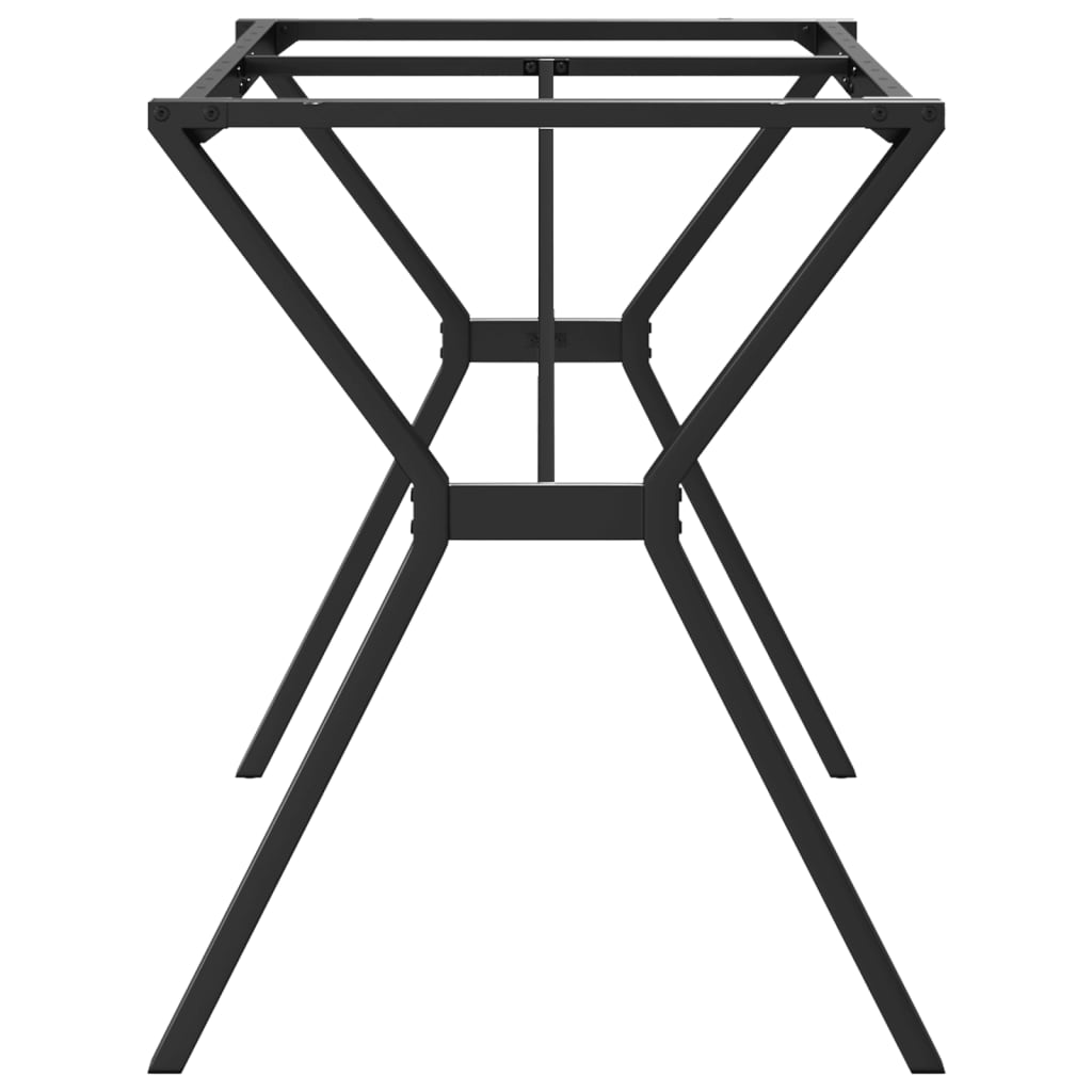 Pieds de table à manger cadre en Y 140x60x73 cm acier - XIOS