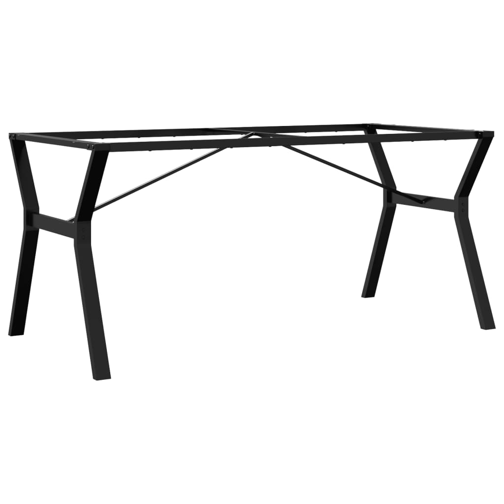 Pieds de table à manger cadre en Y 160x80x73 cm acier - XIOS