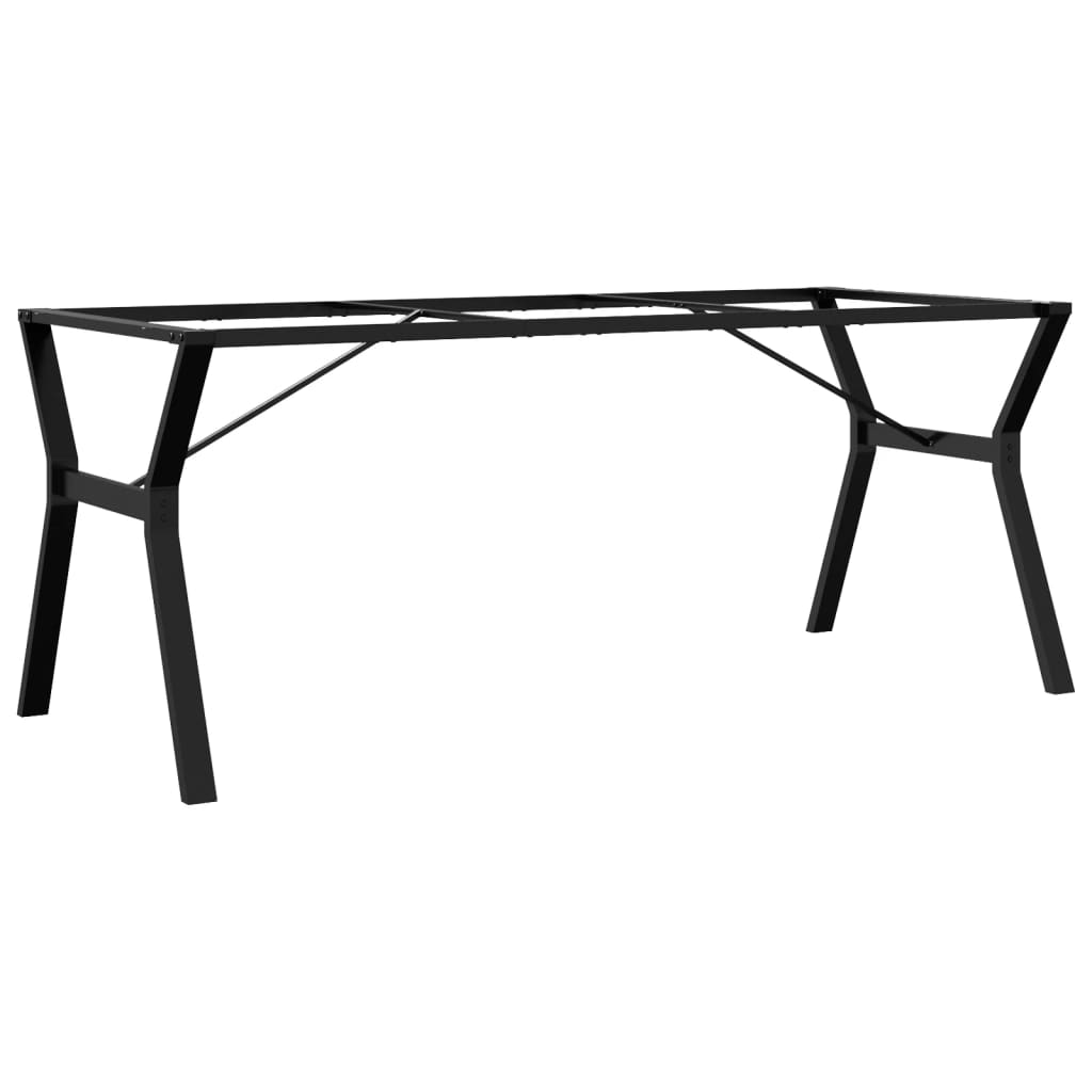 Pieds de table à manger cadre en Y 180x80x73 cm acier - XIOS