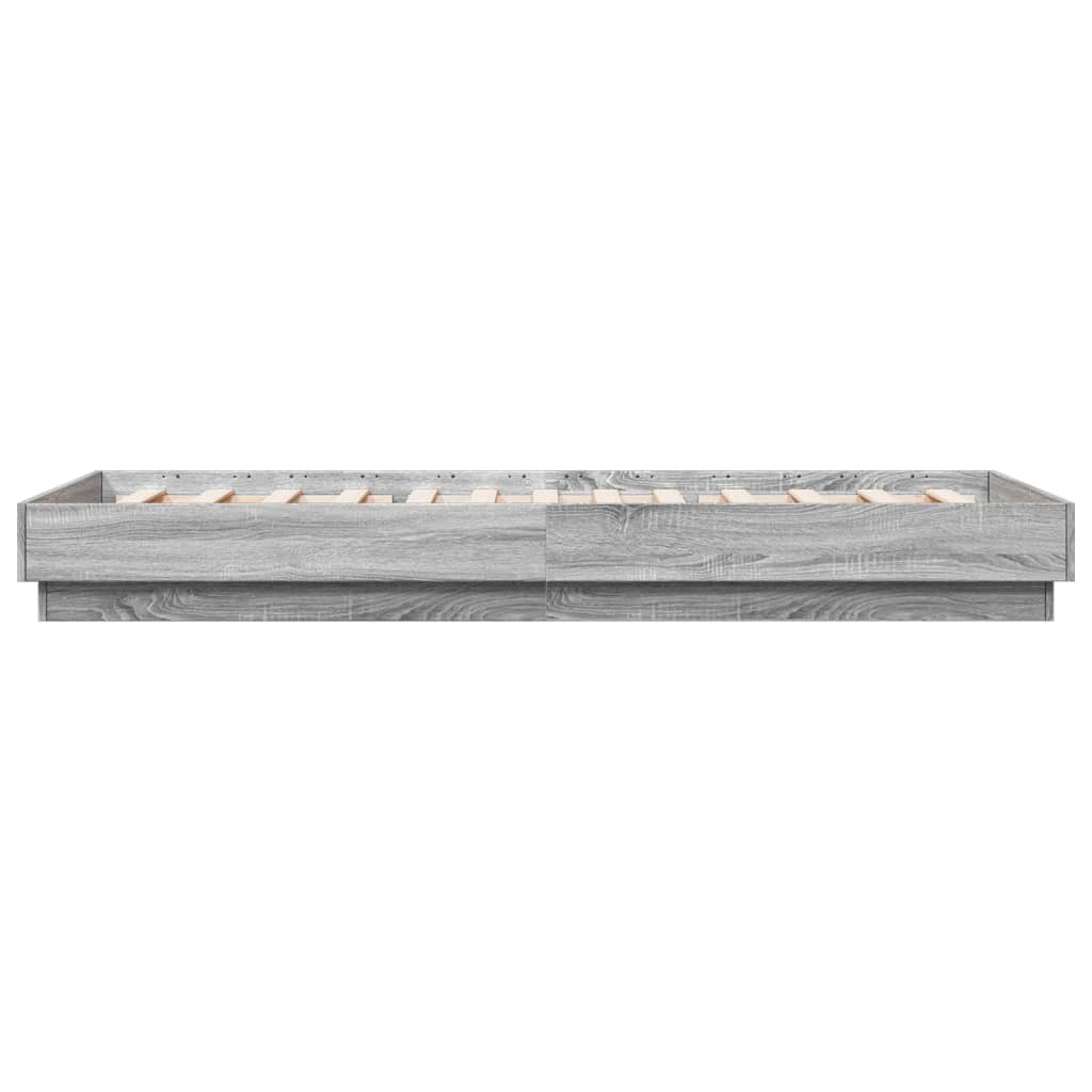 Cadre de lit sans matelas avec lumières LED 100x200 cm - XIOS