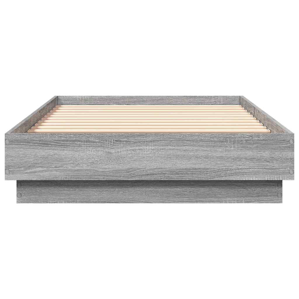 Cadre de lit sans matelas sonoma gris 90x190 cm - XIOS