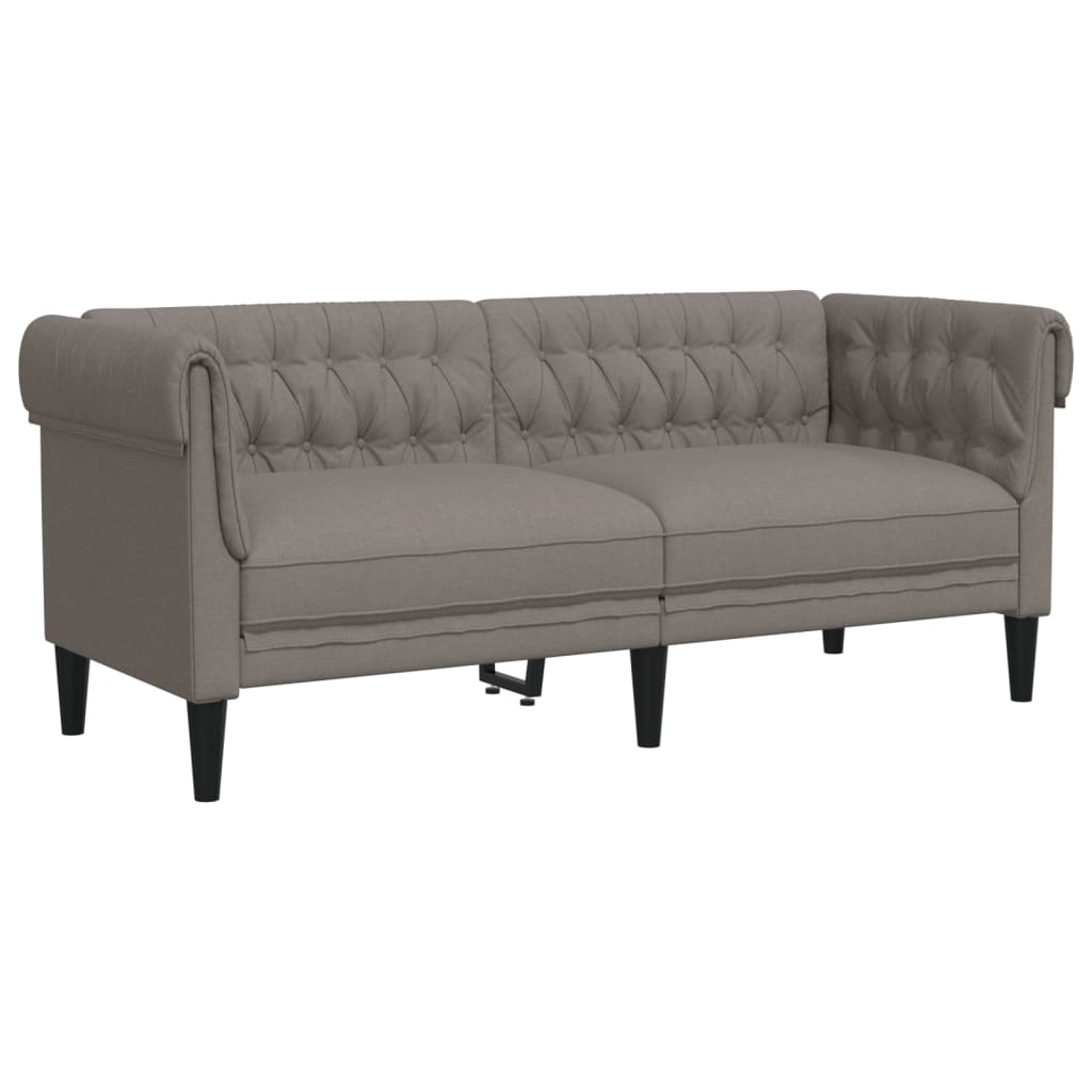 Ensemble de canapés 2 pcs taupe tissu - XIOS