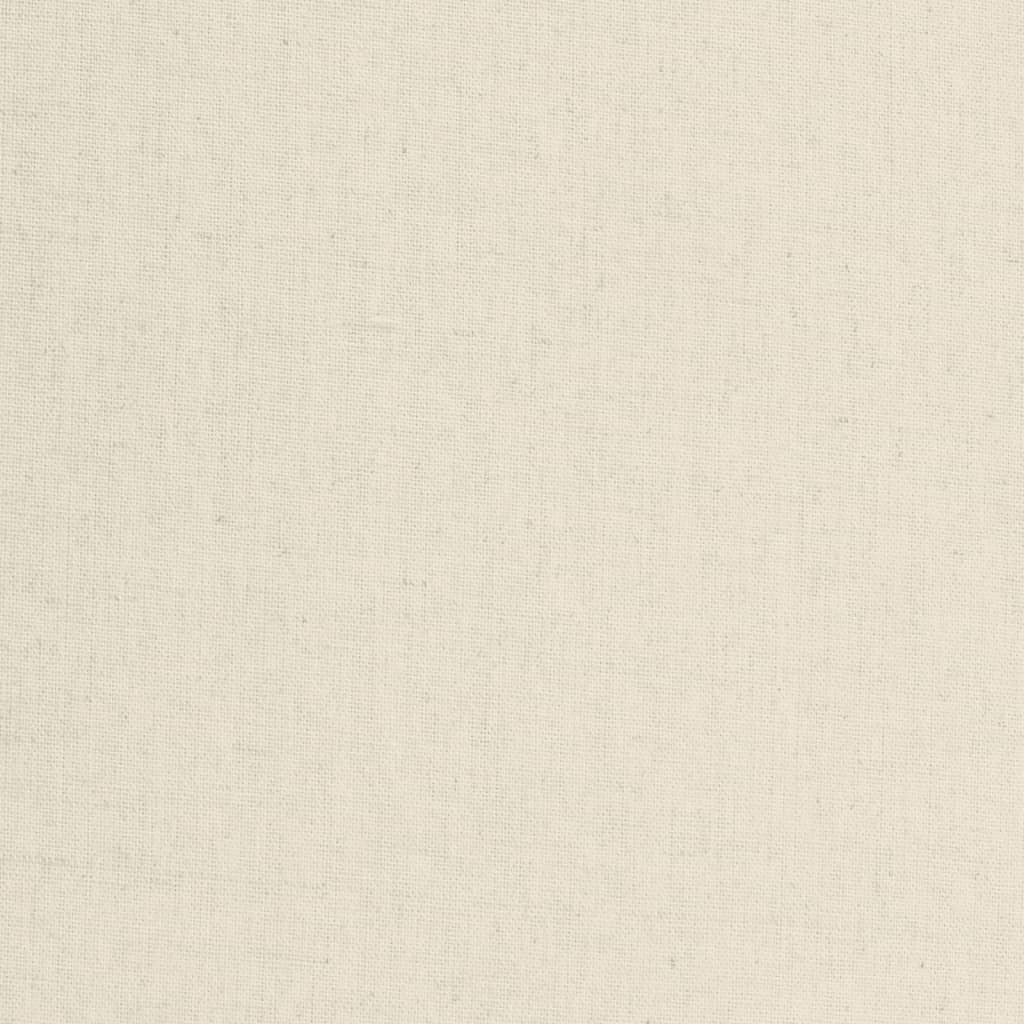 Ensemble de canapés 2 pcs crème tissu