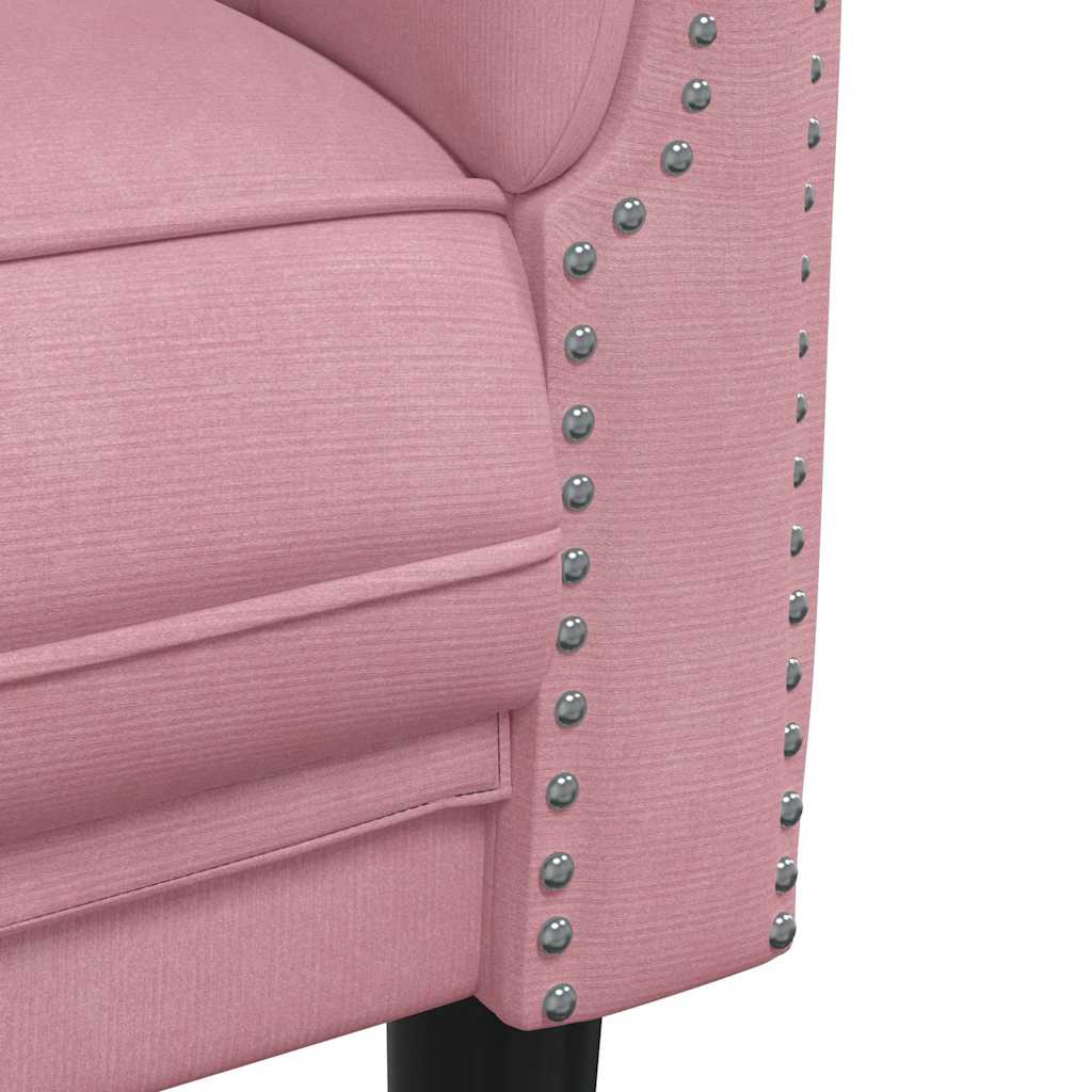 Ensemble de canapés 3 pcs rose velours - XIOS