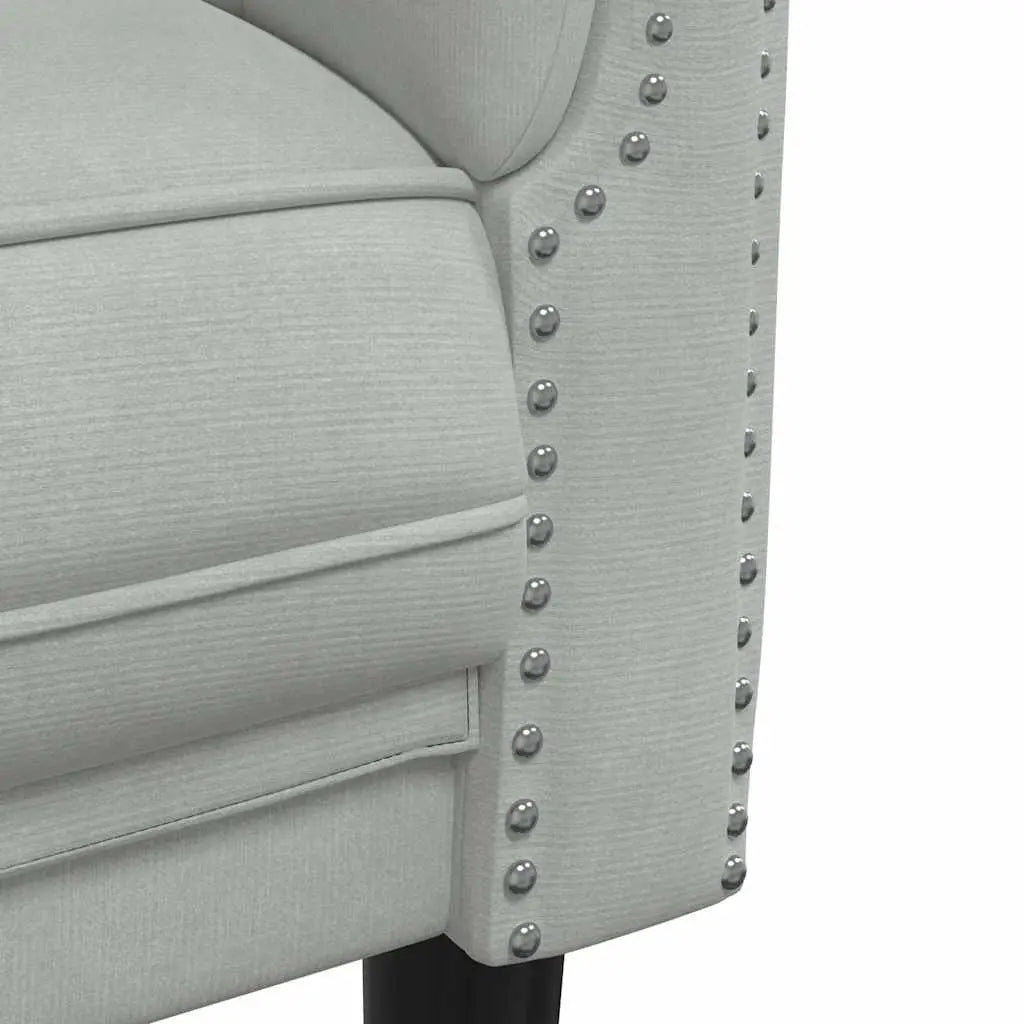 Ensemble de canapés 2 pcs gris clair velours - XIOS