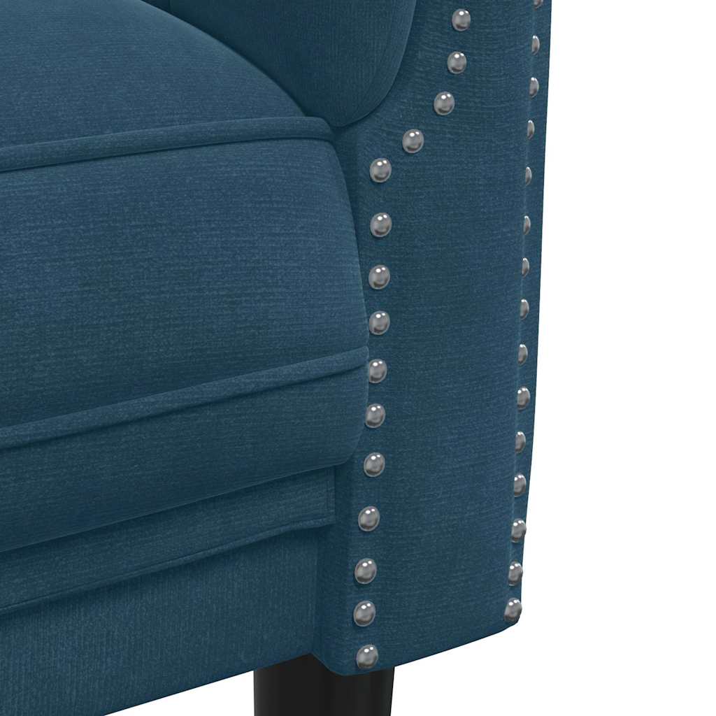 Ensemble de canapés 2 pcs bleu velours - XIOS